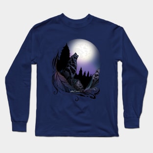 Howling Wolf (Signature Design) Long Sleeve T-Shirt